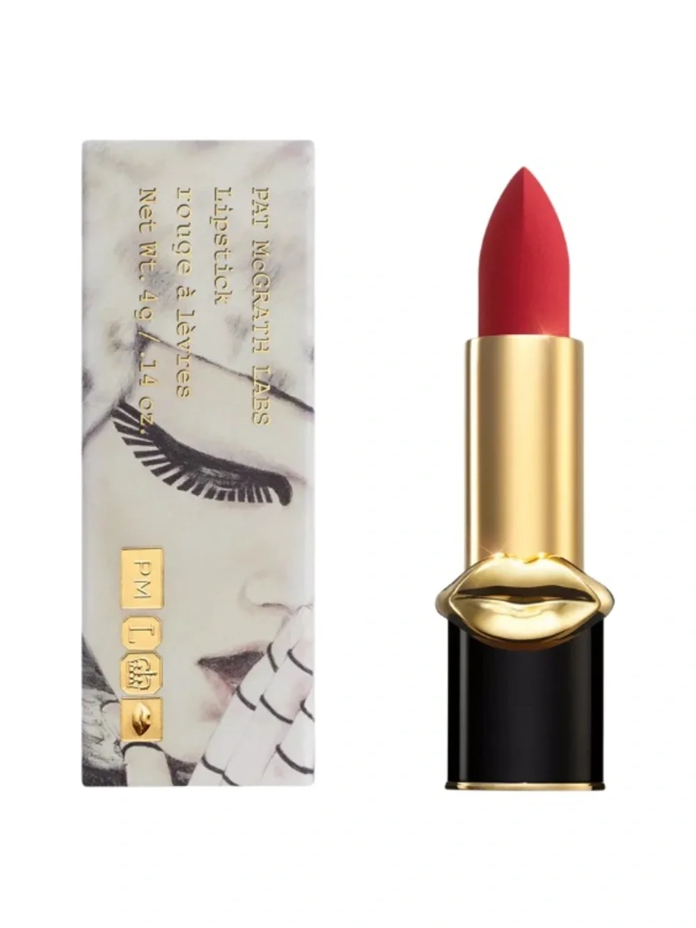 Pat McGrath Velvet Red Lipstick – Bold Classic Red “Elson”